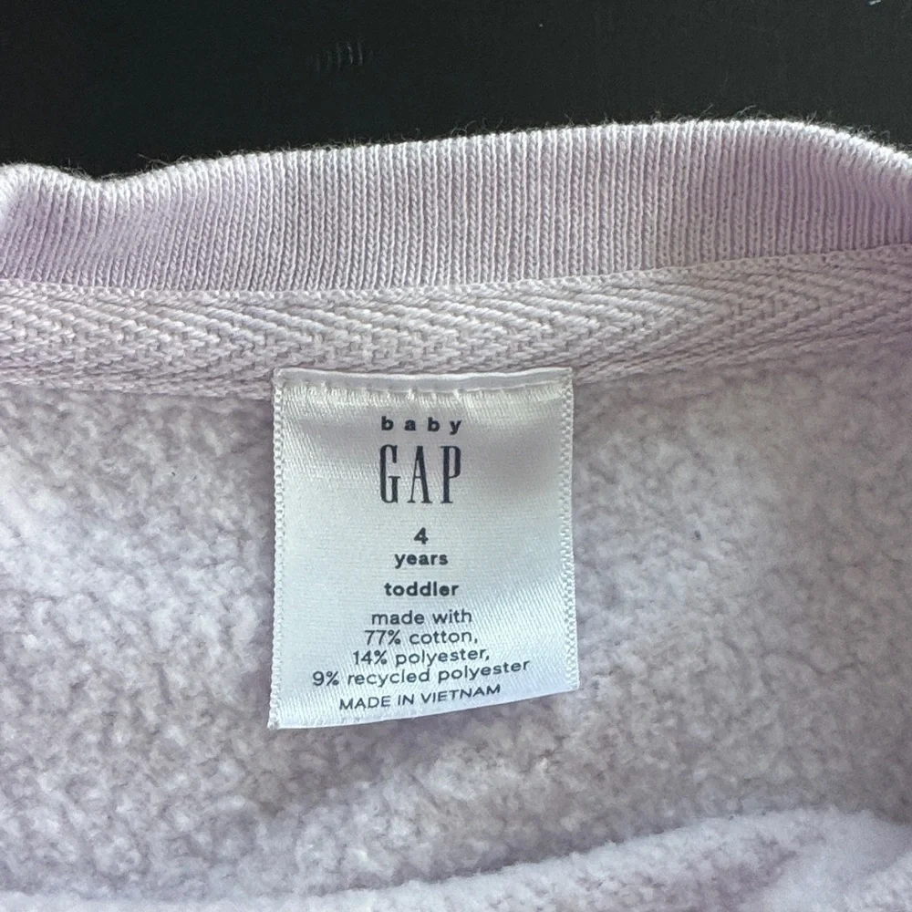 GAP Kids Sweatshirt - White and Neon Yellow